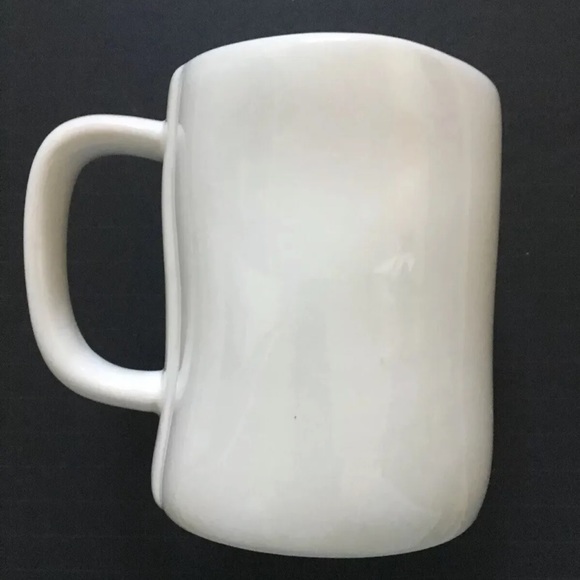 Rae Dunn By Magenta I NEED MY CAFFEINE White Ceramic Large Cup Mug Coffee Tea - Picture 3 of 7